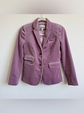 J.Crew Schoolboy Velvet Blazer Jacket